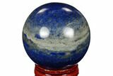Polished Lapis Lazuli Sphere - Pakistan #170991-1